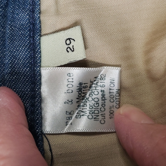 Rag & Bone RB19X Indigo Chambray Jeans - Picture 7 of 8